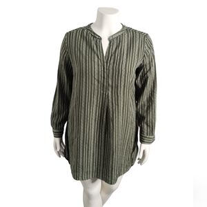 New directions Boho, Flowy, Loose Comfy Pullover Striped‎ Tunic LARGE